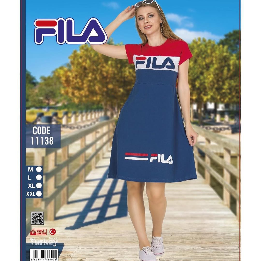 پیراهن نخی اسپرت FILA